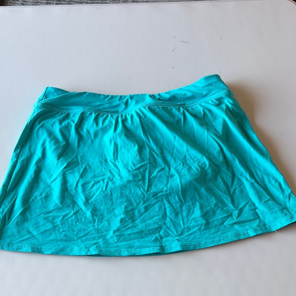 Women's Turquoise Swim Skort